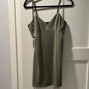 Kendall & Kylie Olive Mini Dress